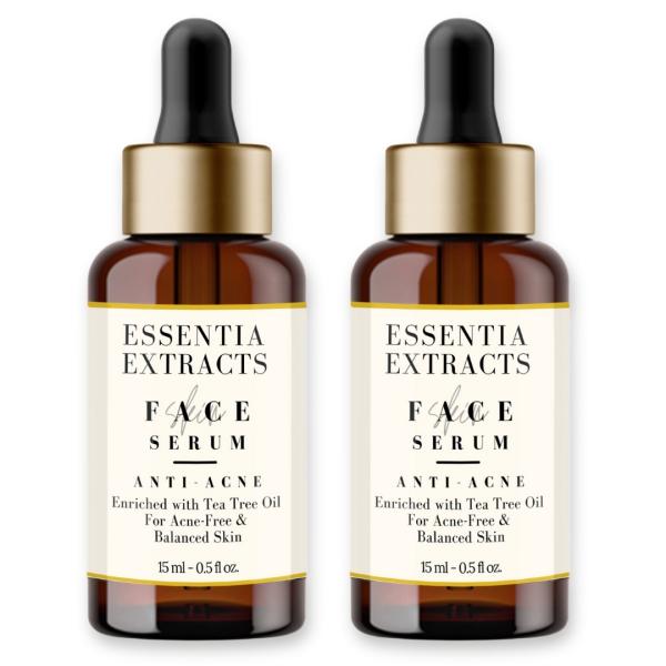 Netmeds | Essentia Extracts Anti Acne Face Serum - Tea Tree (Pack of 2 x 15 ml) 1's