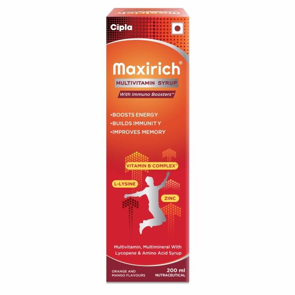 Netmeds | Maxirich Multivitamin Syrup 200 ml