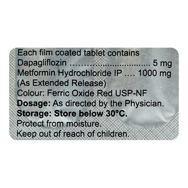DAPRICA M FORTE 5 Tablet 10's - Diabetes-Ant