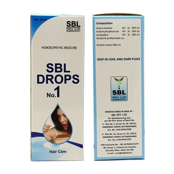 Netmeds | SBL Drops No.1 Hair Care 30 ml