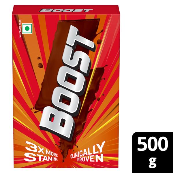 Netmeds | Boost 3x Stamina Powder 500 gm (Refill Pack)