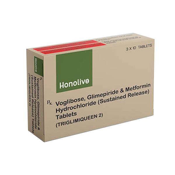 TRIGLIMIQUEEN 2 Tablet 10's - Diabetes-Ant