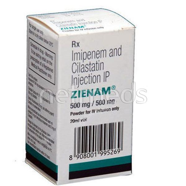 Zienam 500/500mg Injection 1's - Bacterial Infections-OBL