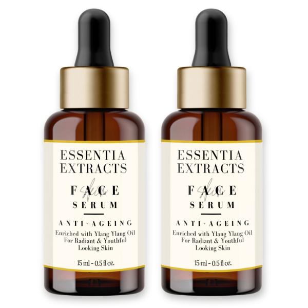 Netmeds | Essentia Extracts Anti Ageing Face Serum - Ylang Ylang (Pack of 2 x 15 ml) 1's