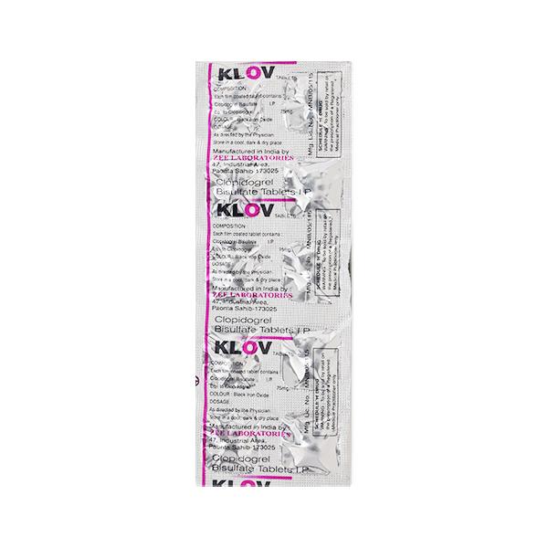 KLOV Tablet 10's - Blood Clot-Ant