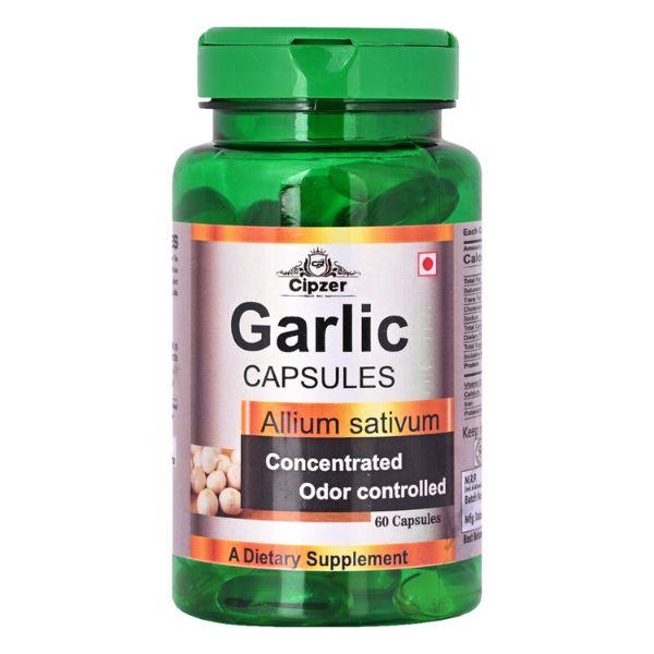 Netmeds | Cipzer Dietary Supplement Capsule - Garlic 60's