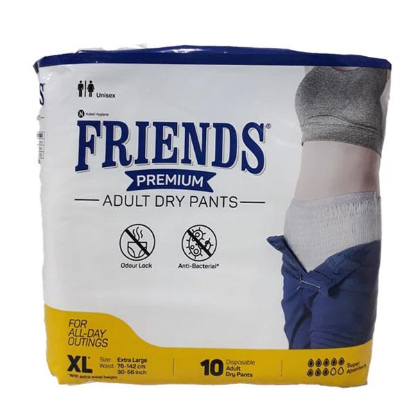 Netmeds | Friends Adult Dry Pants - Premium (XL) 10's
