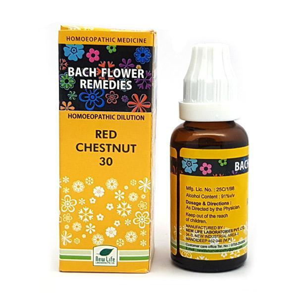 Netmeds | New Life Bach Flower Red Chestnut 30 Liquid 30 ml