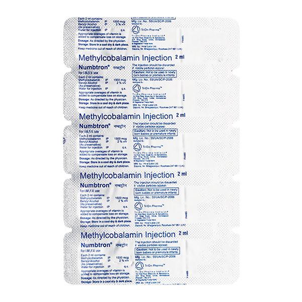 NUMBTRON Injection 2ml - Iron Supplement/Anaemia-Vma