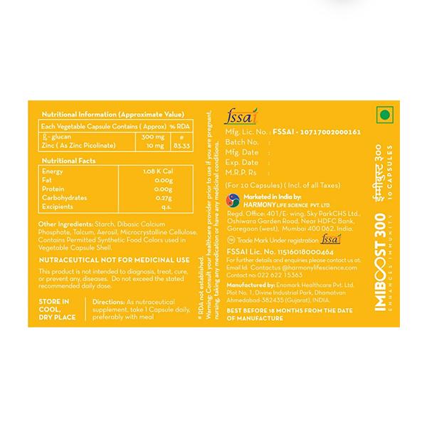Imiboost 300 Capsule 10's - General Health