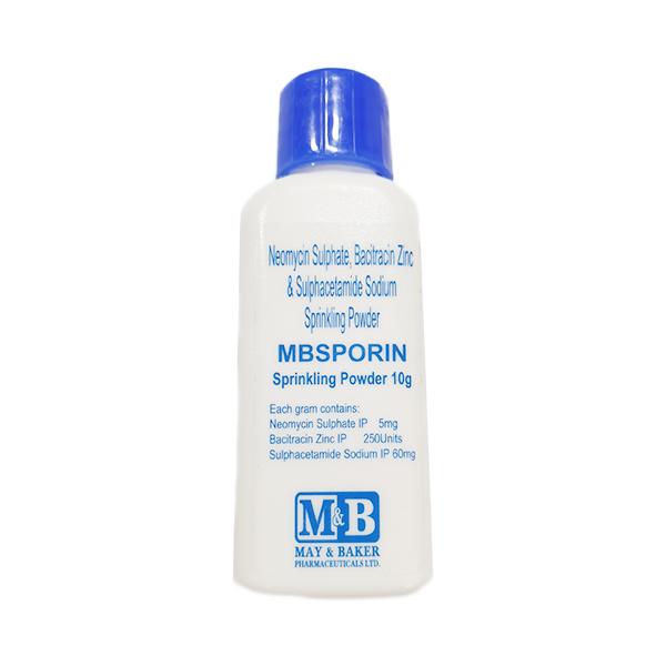 MBSPORIN SPRINKLING Powder 10gm - Wound Care-Ski