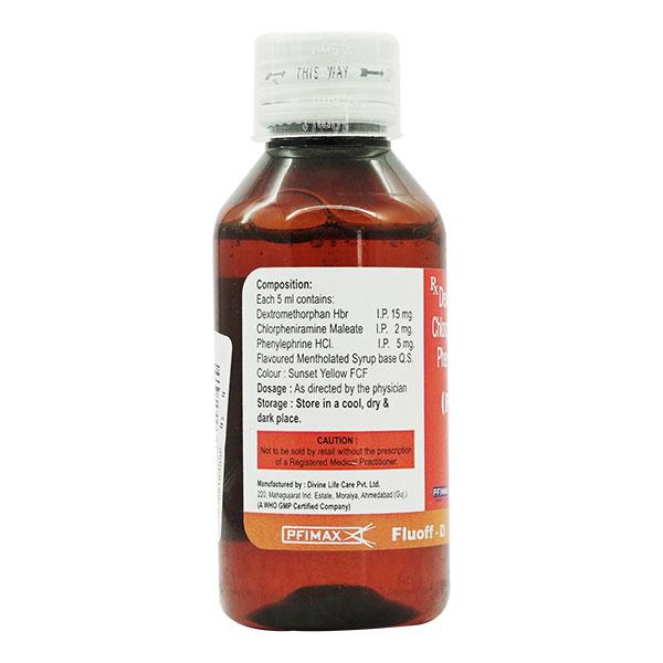 FLUOFF D Syrup 100ml - Cough And Cold-Cou