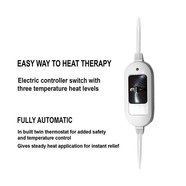 MCP Electric Heating Pad - Velvet Wine - Hot Pack/Ice Bag