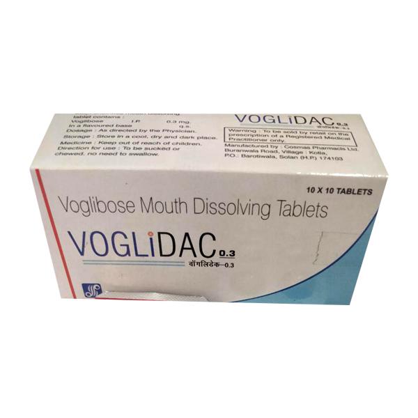 VOGLIDAC 0.3 Tablet 10's - Diabetes-Ant