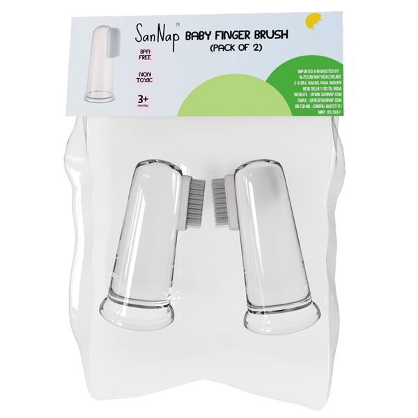 Sannap Baby Finger Brush 2's - Baby Oral Care
