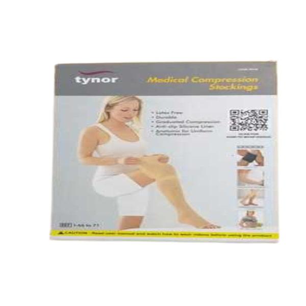 Tynor D.V.T Stocking Knee High (Pair) (S) (I 66) - Knee/Leg Supports