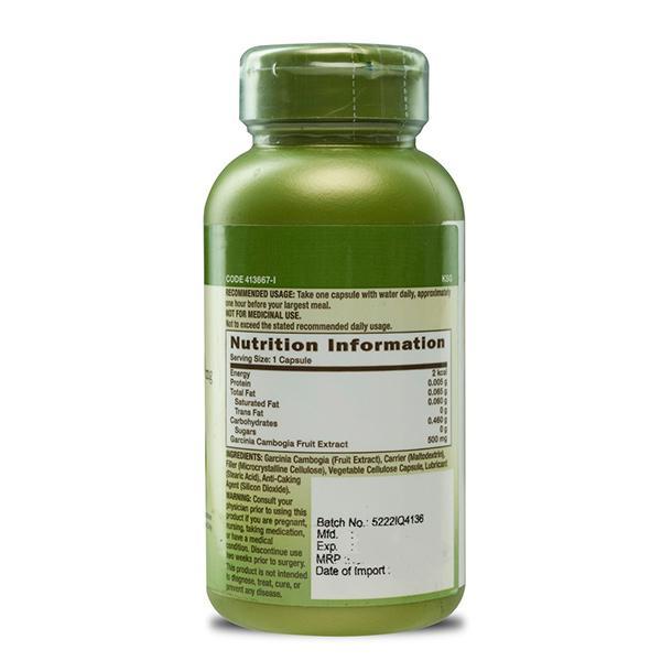 GNC Herbal Plus Garcinia Combogia 500 mg Vegetarian Capsule 90's - Weight Loss