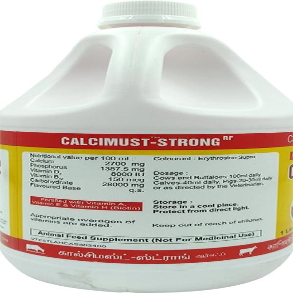 Vet Mankind Calcimust Strong RF Liquid 2 litre - Feed Supplement