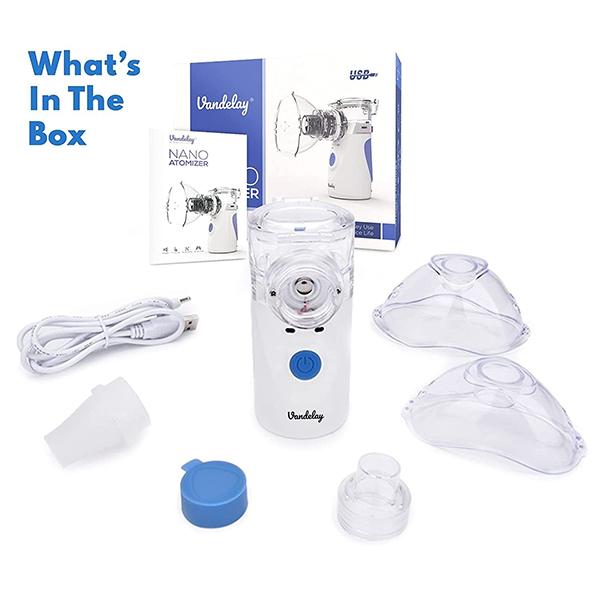 Vandelay Nano Atomizer Nebulizer - White - Nebulizers / Vaporizer