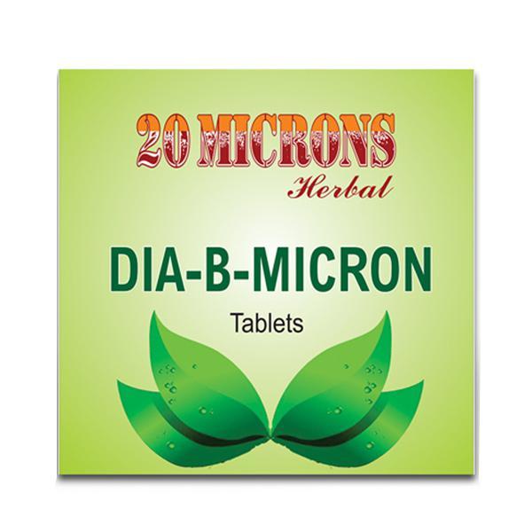 20 Microns Herbal Dia-B-Micron Tablet 60's - Diabetes Care (Ayush)
