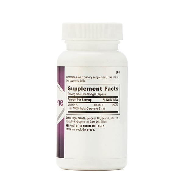 GNC Beta-Carotene 6 mg Softgel Capsule 100's - Workout Essentials