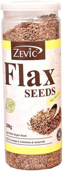Zevic Flax Seeds 200 gm - Nutritional Bars