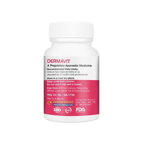 VitaGreen Dermavit Capsules 30's - Herbal Dietary Supplement
