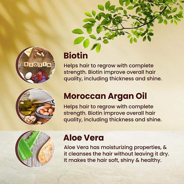 Health Veda Moroccan Argan Shampoo 200 ml - Shampoos