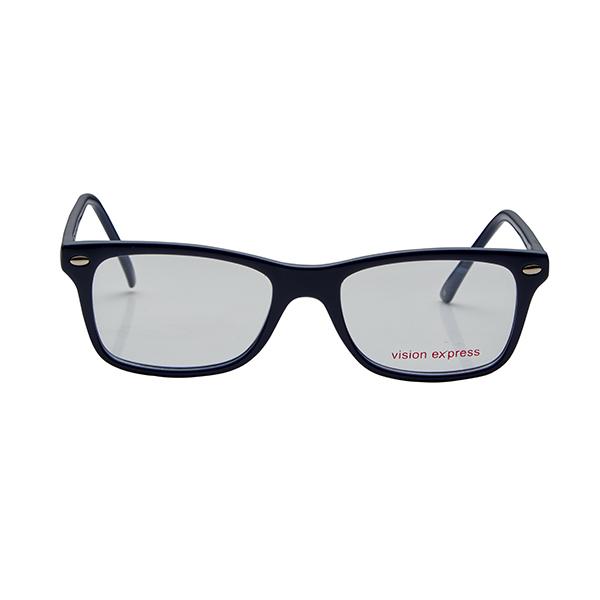 Vision Express 29328 Blue Oval Eyeglasses (Including UV Blue Lens) 1's - Wearables Eye Glasses