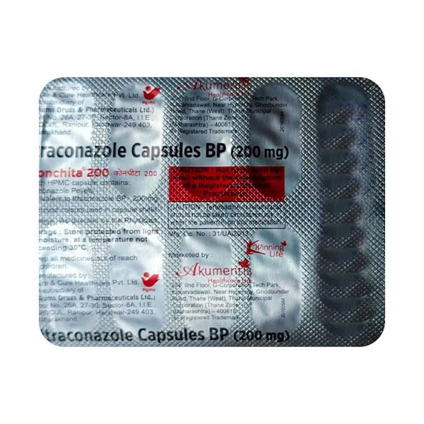 CONCHITA 200 Capsule 10's - Fungal Infections-Anf