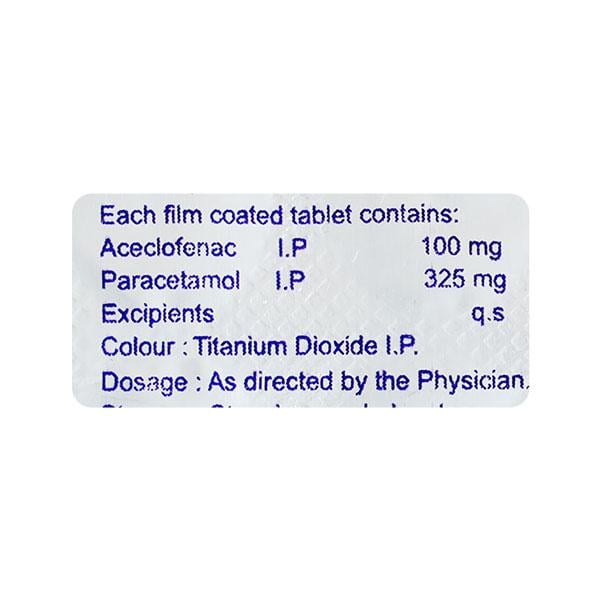 ACE Q Para Tablet 10'S - Pain relief-Nsa