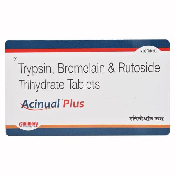 ACINUAL PLUS Tablet 10's - Pain relief-Ant