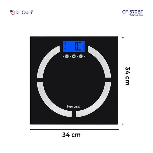 Dr. Odin Body Fat Analyzer - Black (CF-570BT) - Weighing Scale