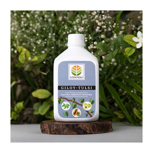 Stemveda Giloy-Tulsi Juice 1 litre - Giloy