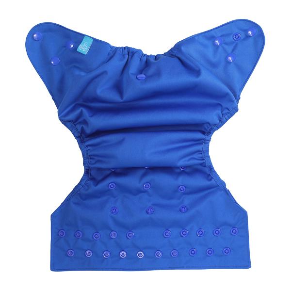 Bumberry Reusable Diaper Cover with 1 Natural Bamboo Cotton Insert - Deep Blue - Diapers & Wipes