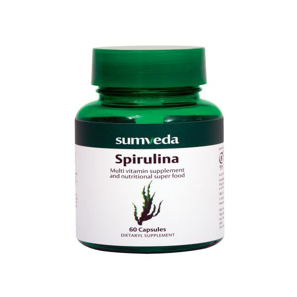 Sumveda Spirulina Capsule 60's - Speciality Medicines