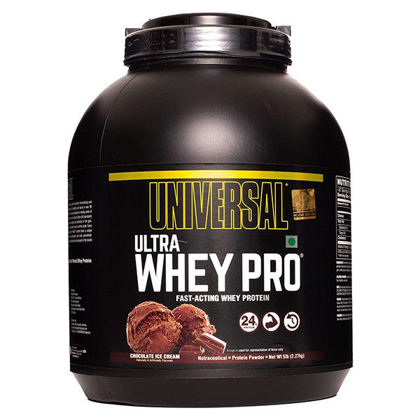 Universal Nutrition Ultra Whey Protein Powder - Chocolate Ice Cream 2270 gm - General Health