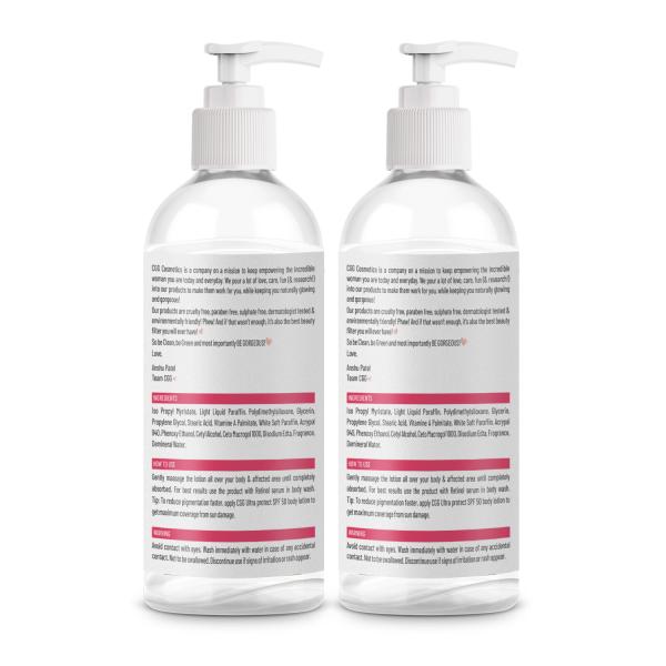 CGG Cosmetics 1% Retinol Serum In Body Lotion - Dry Aging Skin (Pack of 2 x 200 ml) 400 ml - Lotions & Creams