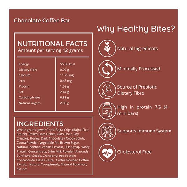Snack Amor Healthy Bites Mini Bar (Pack of 2 x 150 gm) - Nutritional Bars