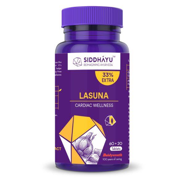Siddhayu Lasuna Tablet 60's + 20's - Pure Herbs