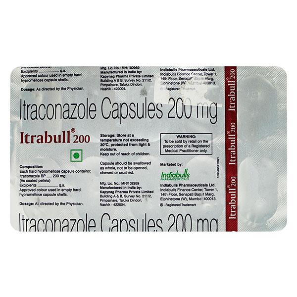 ITRABULL 200mg Capsule 10's - Fungal Infections-Anf