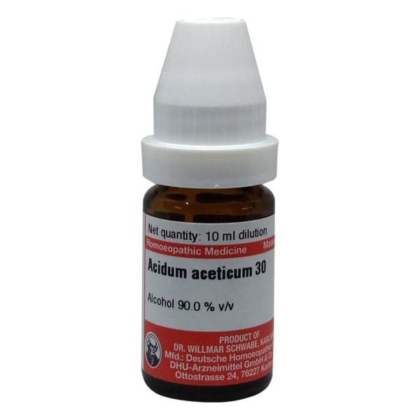 Dr. Willmar Schwabe Acidum Aceticum 30 CH Drops 10 ml - Homeopathic Drops