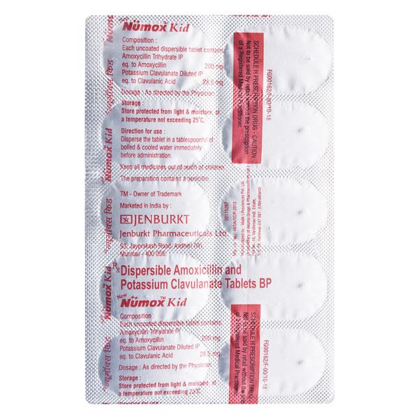 Numox Kid Tablet 15'S - Bacterial Infections-Pen