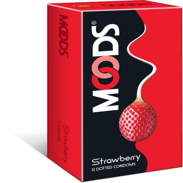 Netmeds | Moods Condoms - Strawberry 12's