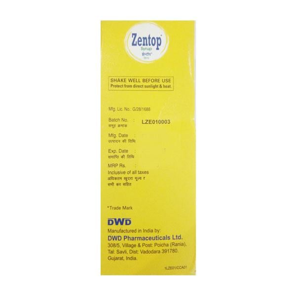 Zentop Syrup 200ml - Supplements-Vam