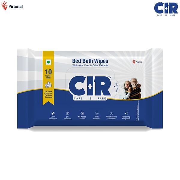 Netmeds | CIR Bed Bath Wipes - Aloe Vera & Olive 10's