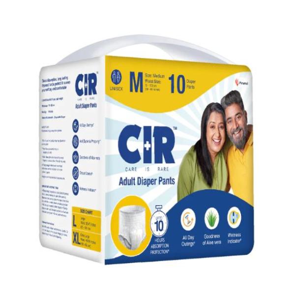 Netmeds | CIR Adult Diapers - Pants (M) 10's