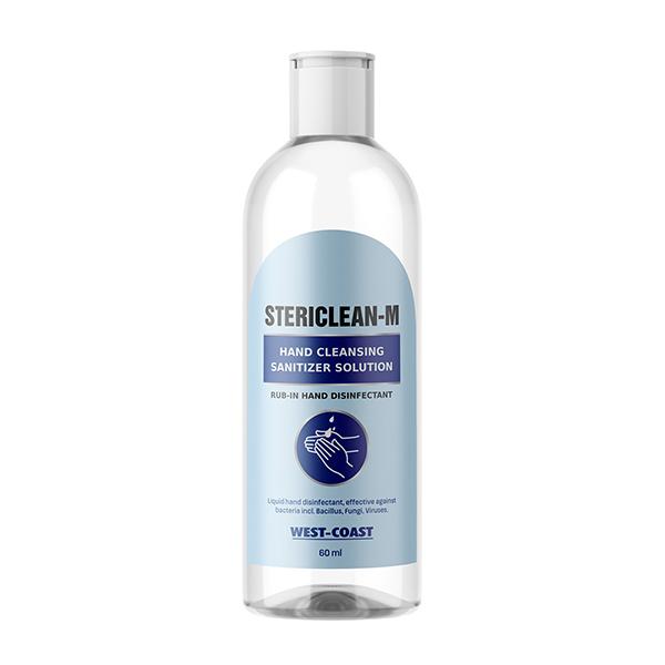 Stericlean-M Hand Cleansing Sanitizer Solution 60 ml - Hand Sanitizer