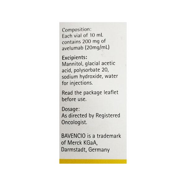 BAVENCIO 200mg Infusion 10ml - Cancer Oncology-Cyt