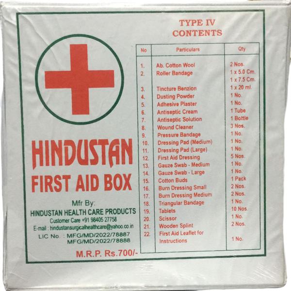 Netmeds | Hindustan First Aid Kit - Type IV 1's
